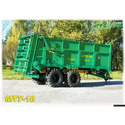 Машина для внесения твердых органических удобрений МТУ-18 (18 т.) Бобруйскагромаш (Белоруссия)