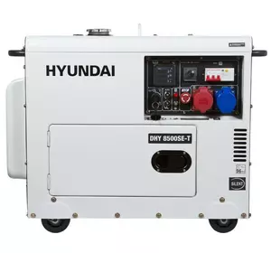 Дизельный генератор Hyundai DHY 8500SE-T