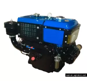 Двигатель ZUBR SH195NDL (дизель, электростартер, водяное охлаждение, 12 л.с.)