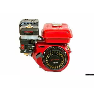 Двигатель бензиновый WEIMA BT170F-S2Р (шпонка, вал 20 мм, шкив на 2 р., 76 мм) 7.0 л.с.