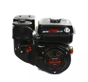 Двигатель бензиновый Weima WM170F-L (R) NEW с редуктором (шпонка, вал 20 мм, 1800 об/мин, бак 5 л, 7.5 л.с)