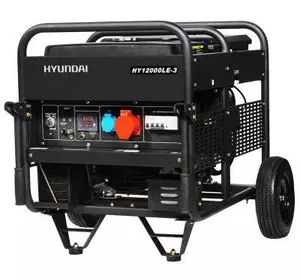 Трехфазный бензиновый генератор Hyundai HY 12000LE-3